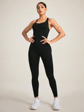 Crisscross Back Sleeveless Active Jumpsuit Woman Activewear