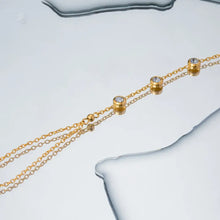 18K Gold-Plated Inlaid Rhinestone Bracelet Bracelets