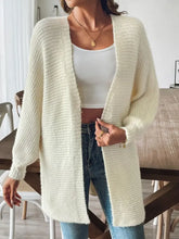 Open Front Long Sleeve Cardigan Woman Outerwear