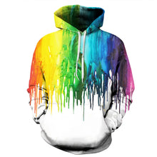 Full Size Printed Drawstring Hoodie with Pockets Woman Sweatshirts