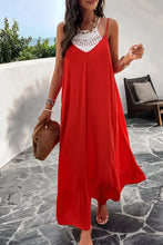 Devine Backless Maxi Cami Dress with Pockets Maxi Dresses