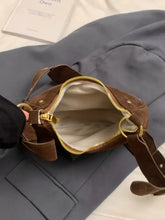 Suede Adjustable Strap Shoulder Bag Shoulder Bags