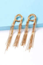 Round Shape Fringed Copper Earrings Earrings