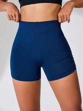 Side Ruched High Rise Active Shorts Woman Activewear