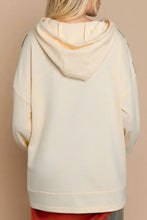 Drawstring Plaid Long Sleeve Hoodie Woman Sweatshirts