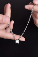 2 Carat Moissanite 925 Sterling Silver Pendant Necklace Necklaces