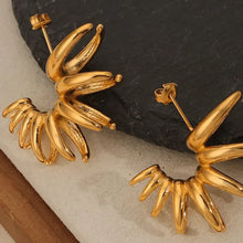 Titanium Steel Irregular Shape Earrings Earrings