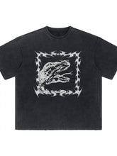 Men's Graphic Round Neck Half Sleeve T-Shirt Mens Tops