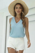 Shiny Basic V-Neck Tank Tanks & Camis