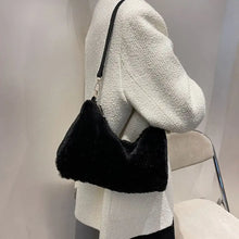 Faux Fur Removable Strap Shoulder Bag Shoulder Bags