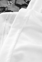 Lace Sweetheart Neck Flare Sleeve Mini Dress Woman Casual Dress