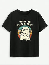 THIS IS BOO SHEET Round Neck T-Shirt Woman T Shirts