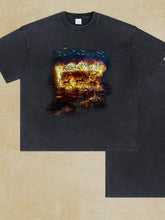 Men's Graphic Round Neck Half Sleeve T-Shirt Mens Tops