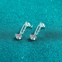 2 Carat Moissanite 925 Sterling Silver Earrings Earrings