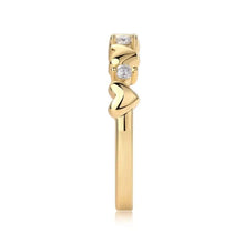 925 Sterling Silver Moissanite Heart Ring Fine Jewelry