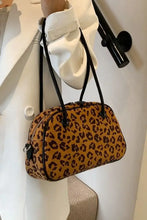 Leopard Suede Medium Shoulder Bag Shoulder Bags