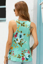 Floral Scoop Neck Tank Top Tanks & Camis