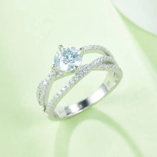 1 Carat Moissanite 925 Sterling Silver Ring Silver Fine Jewelry