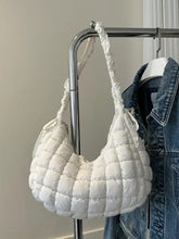 Bubble Texture Ruched Strap Quilted Shoulder Bag Shoulder Bags