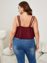 Plus Size Double-Strap Scoop Neck Cami Tanks & Camis