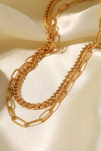 18K Gold Plated Layered Chain Necklace Necklaces