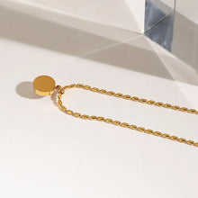 18K Gold-Plated Moonstone Iridescent Pendant Necklace Fashion Jewelry