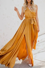 Surplice Tie Waist Maxi Dress Woman Maxi Dress
