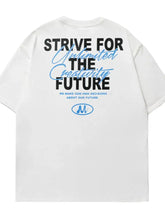 Men's Plus Size Letter Graphic Round Neck Half Sleeve T-Shirt Mens Tops