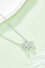 Moissanite Flower Pendant 925 Sterling Silver Necklace Necklaces