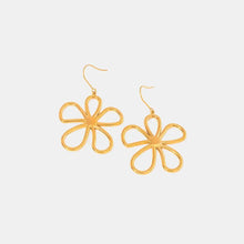 18K Gold-Plated Flower Earrings Gold One Size Earrings