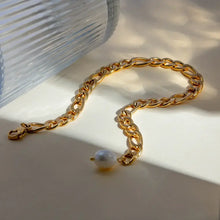 Stainless Steel Chain Pearl Anklet Bracelet Fashion Jewelry