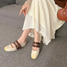 Round Toe Platform Slip-Ons Woman Loafers