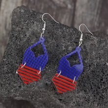 US Flag Pattern Acrylic Earrings Earrings