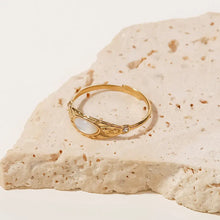 3 Piece 18K Gold-Plated Ring Rings