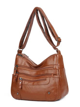 PU Leather Multi Pockets Shoulder Bag Shoulder Bags