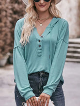 Mandy Drawstring Drop Shoulder Long Sleeve Hoodie Woman Sweatshirts