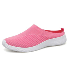 Round Toe Flats Athletic Pink Woman Athletic Shoes