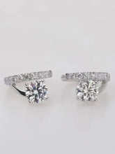 2 Carat Moissanite 925 Sterling Silver Huggie Earrings Earrings