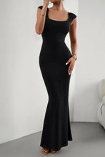 Devine Cap Sleeve Scoop Neck Maxi Dress Woman Maxi Dress