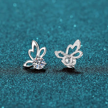 1 Carat Moissanite Butterfly Shape Earrings Earrings
