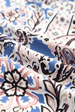 Paisley Print Twist Detail Smocked Back Spaghetti Straps Dress Woman Casual Dress