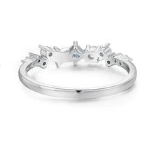 Star Inlaid Zircon Ring Fine Jewelry