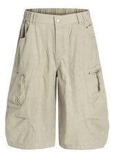 Men's Relaxed Fit Cargo Shorts Khaki Mens Bottoms