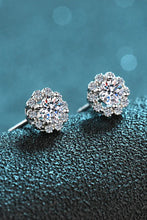 Moissanite Floral-Shaped Stud Earrings Earrings
