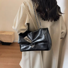 Textured PU Leather Shoulder Bag Handbags