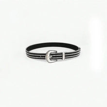 Studded Rhinestone PU Leather Belt Belts