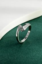 925 Sterling Silver Inlaid Zircon Ring Fine Jewelry