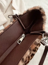 Faux Fur Leopard Shoulder Bag Shoulder Bags