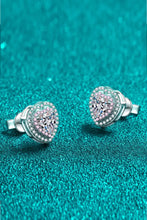 Moissanite Heart-Shaped Stud Earrings Earrings