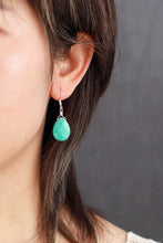 Handmade Natural Stone Teardrop Earrings Earrings